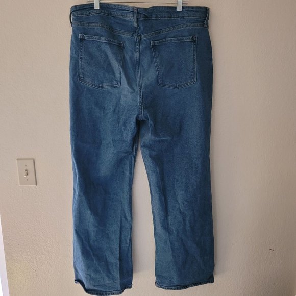 Old Navy Blue Sky High Wide Leg Jeans Size 18 - Picture 7 of 16